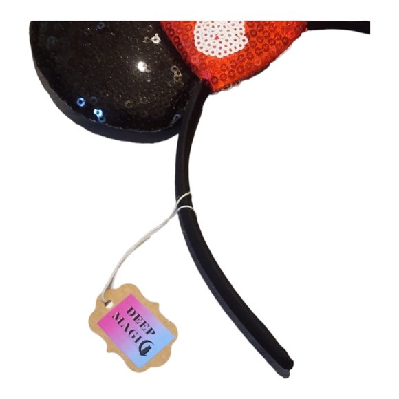 NWT Handmade 'Deep Magic' Classic Mouse Ears - Picture 7 of 7